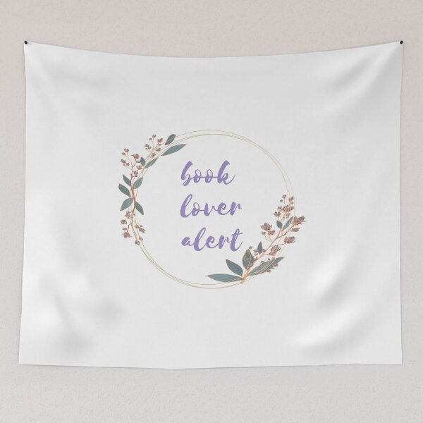 Item preview, Book Lover Alert designed and sold by DESIGNERSSHOPP.