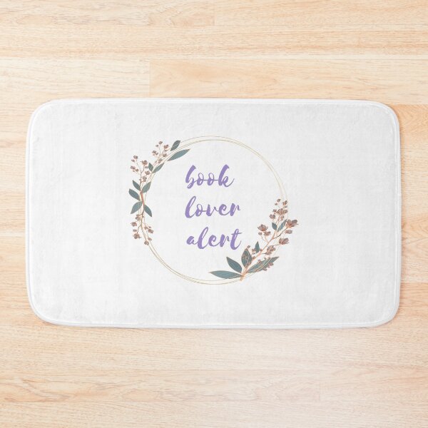 Item preview, Book Lover Alert designed and sold by DESIGNERSSHOPP.