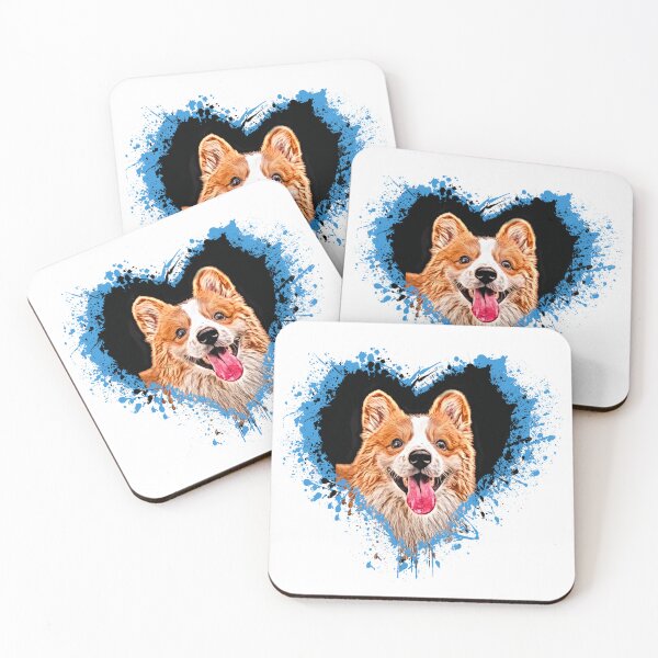 Artikelvorschau, Corgi-Hundeherz-Design entworfen und verkauft von Heathermarie321.