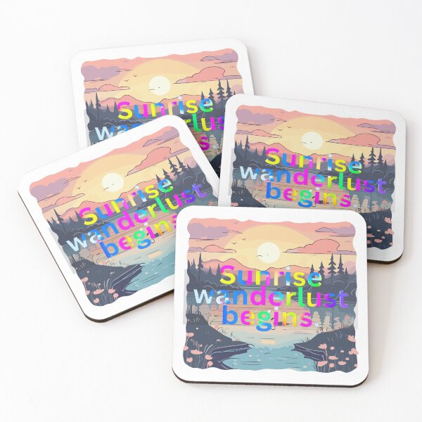 Item preview, Sunrise Wanderlust begins | Sunrise Scenic Landscape designed and sold by EnviroGuard.