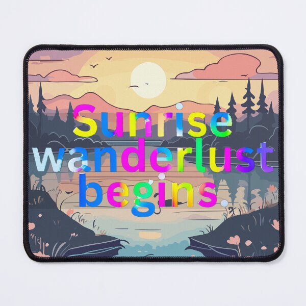 Item preview, Sunrise Wanderlust begins | Sunrise Scenic Landscape designed and sold by EnviroGuard.