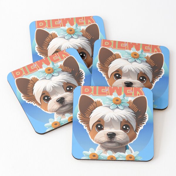 Item preview, Biewer Terrier Puppy designed and sold by AntiqueImages.
