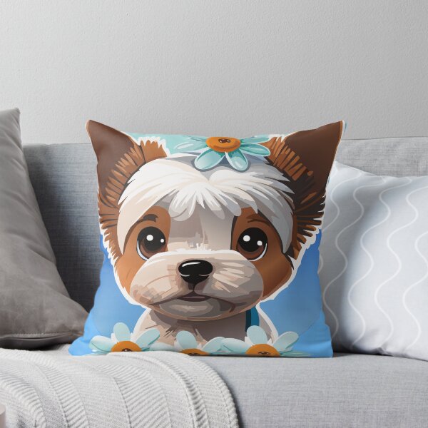 Item preview, Biewer Terrier Puppy designed and sold by AntiqueImages.