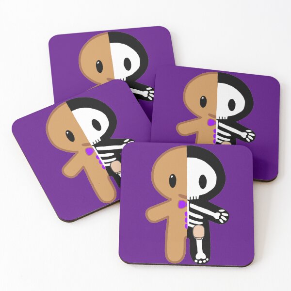 Item preview, Gingerbread Man Skeleton with Ostomy (Purple) designed and sold by CaitlynConnor.