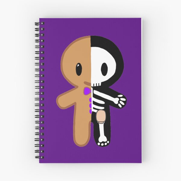 Item preview, Gingerbread Man Skeleton with Ostomy (Purple) designed and sold by CaitlynConnor.