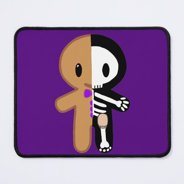 Item preview, Gingerbread Man Skeleton with Ostomy (Purple) designed and sold by CaitlynConnor.