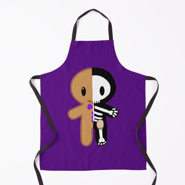 Item preview, Gingerbread Man Skeleton with Ostomy (Purple) designed and sold by CaitlynConnor.