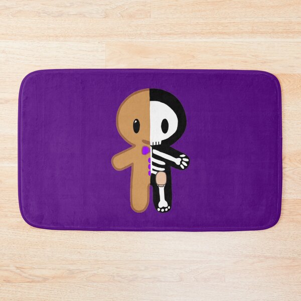 Item preview, Gingerbread Man Skeleton with Ostomy (Purple) designed and sold by CaitlynConnor.
