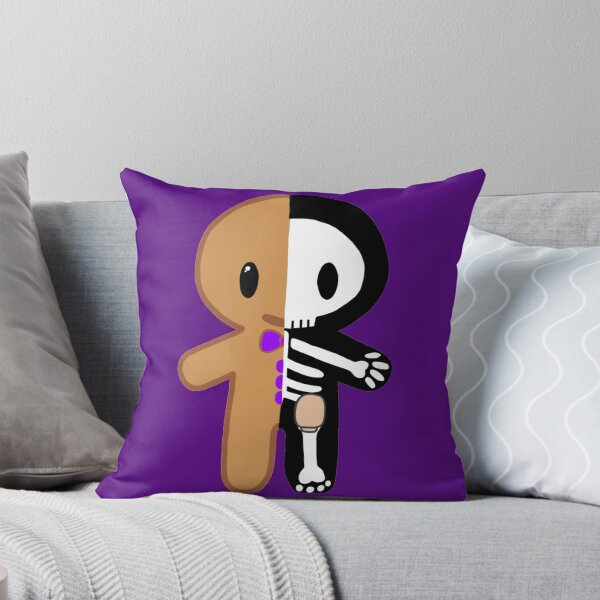 Item preview, Gingerbread Man Skeleton with Ostomy (Purple) designed and sold by CaitlynConnor.