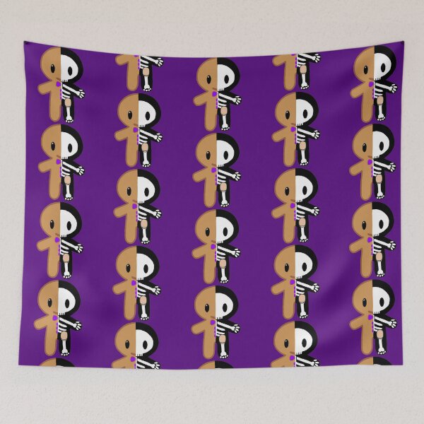 Item preview, Gingerbread Man Skeleton with Ostomy (Purple) designed and sold by CaitlynConnor.