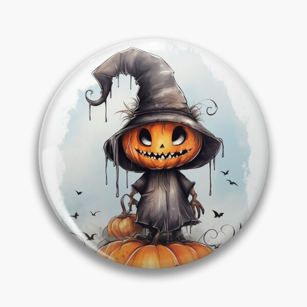 Artikelvorschau, Niedlicher Halloween-Kürbisgeist entworfen und verkauft von Studio-Coni.