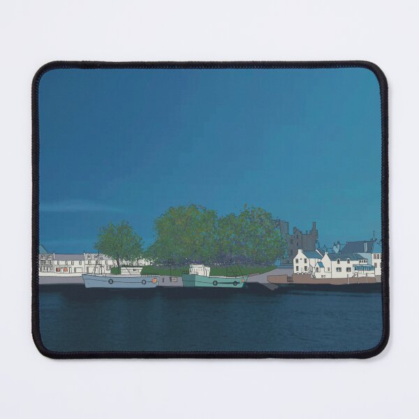 Item preview, Kirkcudbright harbour blue sky designed and sold by Hazel White.