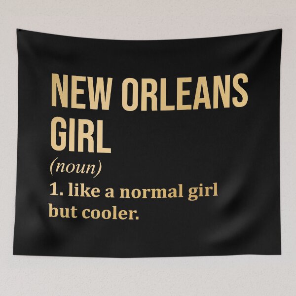 Item preview, New Orleans Girl Definition New Orleans in Gold designed and sold by XCIV.