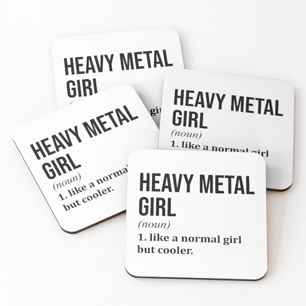 Item preview, Heavy Metal Girl Definition Heavy Metal designed and sold by XCIV.