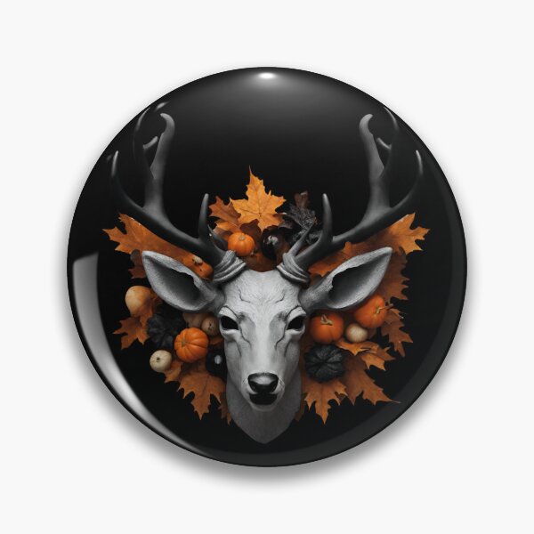 Item preview, halloween deer with huge antlers designed and sold by in-leggings.