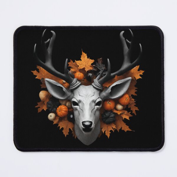Item preview, halloween deer with huge antlers designed and sold by in-leggings.