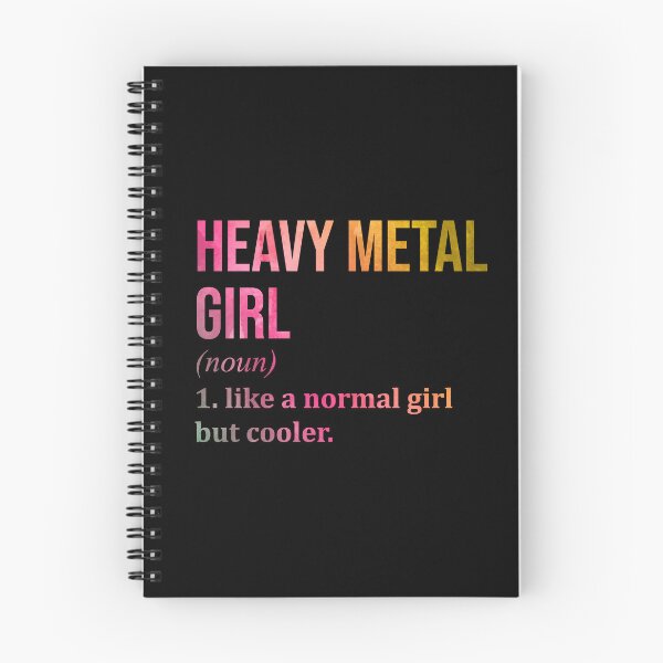 Item preview, Heavy Metal Girl Definition Heavy Metal in Watercolor designed and sold by XCIV.
