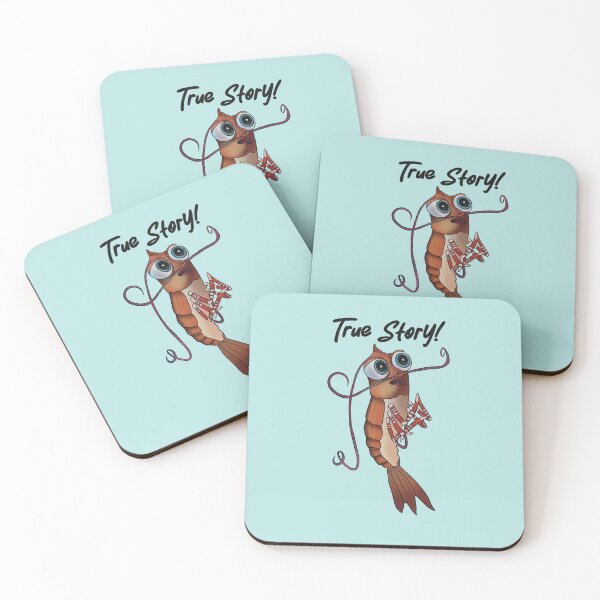 Item preview, Shrimp Sob Story (Shark Tale) designed and sold by daniasdesigns.