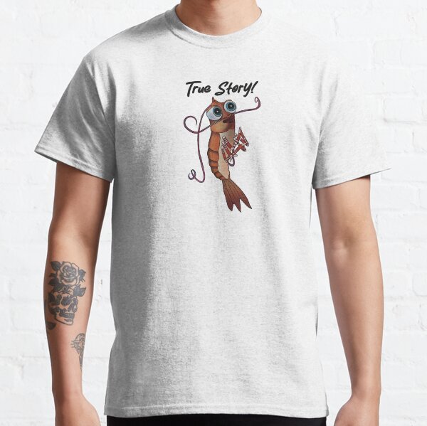 Item preview, Shrimp Sob Story (Shark Tale) designed and sold by daniasdesigns.