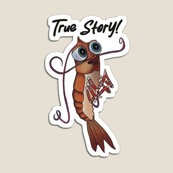 Item preview, Shrimp Sob Story (Shark Tale) designed and sold by daniasdesigns.