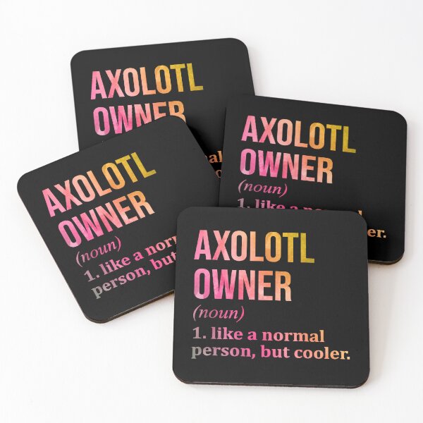 Item preview, Axolotl Owner Definition Axolotl in Watercolor designed and sold by XCIV.