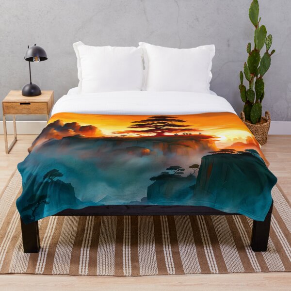Artikelvorschau, Orangefarbener Himmel, silberner Fluss entworfen und verkauft von Serene-Hue-Code.