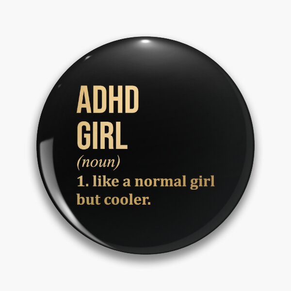 Item preview, ADHD Girl Definition ADHD in Gold designed and sold by XCIV.