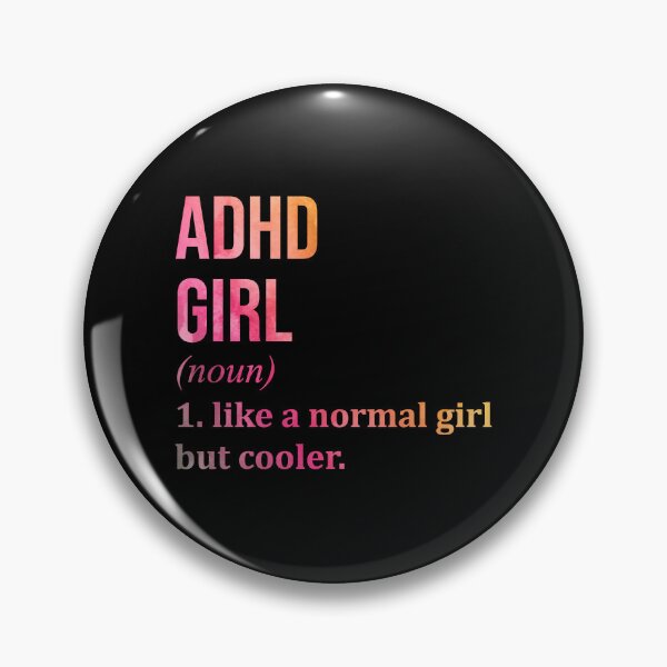 Item preview, ADHD Girl Definition ADHD in Watercolor designed and sold by XCIV.