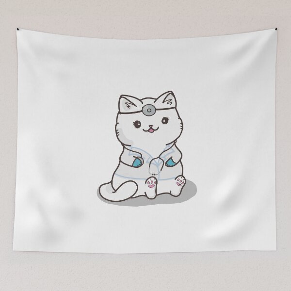 Item preview, Doctor Cat - White designed and sold by CareerCat.