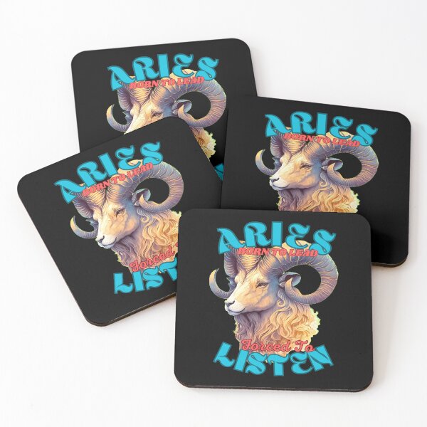 Item preview, Aries: Born To Lead, Forced To Listen. aries season designed and sold by ZodiacWonders.
