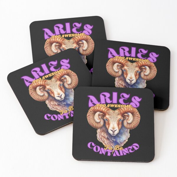 Item preview, Aries: Too Awesome To Be Contained. aries constellation designed and sold by ZodiacWonders.