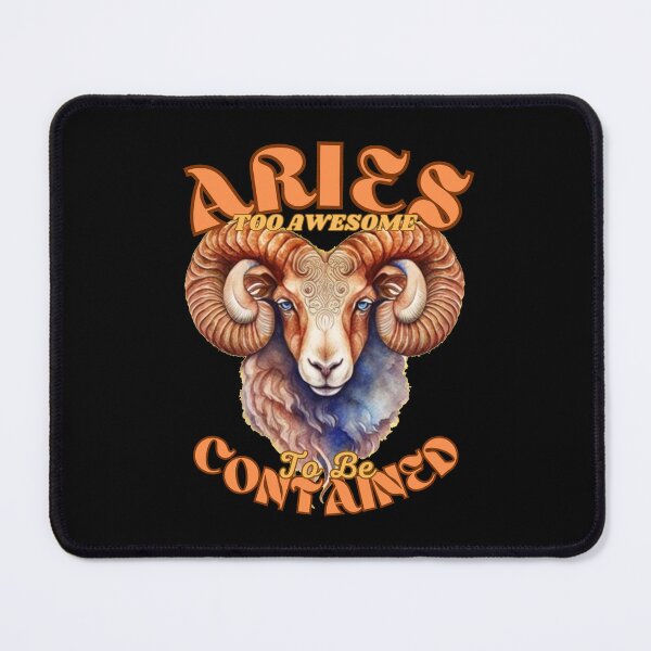 Item preview, Aries: Too Awesome To Be Contained. aries april designed and sold by ZodiacWonders.