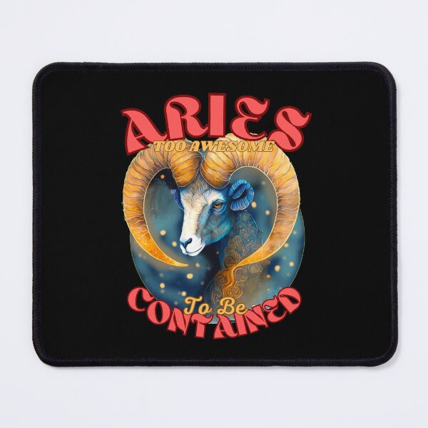 Item preview, Aries: Too Awesome To Be Contained. aries astrological sign designed and sold by ZodiacWonders.