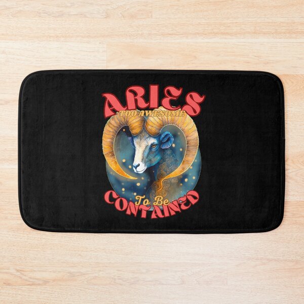 Item preview, Aries: Too Awesome To Be Contained. aries astrological sign designed and sold by ZodiacWonders.