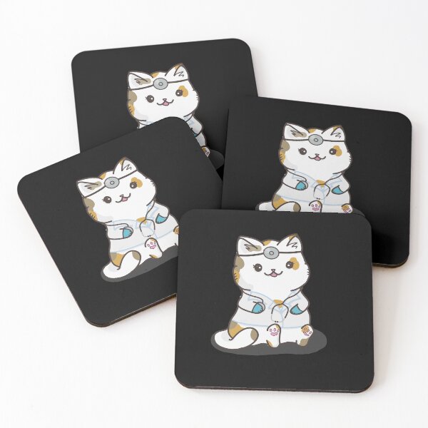 Item preview, Doctor Cat - Calico - Black Background designed and sold by CareerCat.