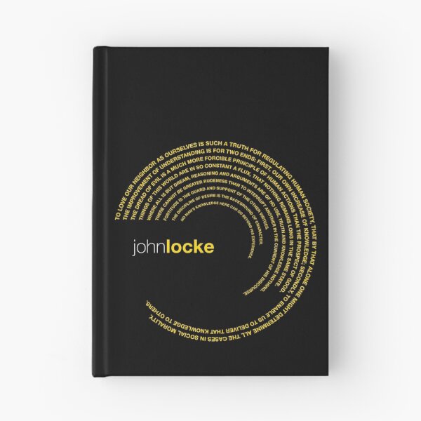 Item preview, John Locke famous quotes poster [gold] designed and sold by CMYKStudio.