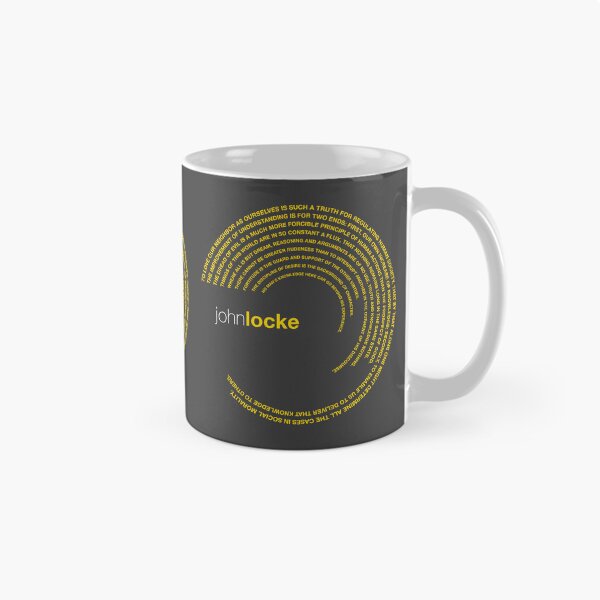 Item preview, John Locke famous quotes poster [gold] designed and sold by CMYKStudio.