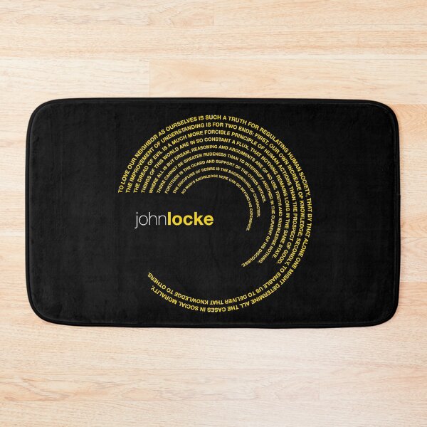 Item preview, John Locke famous quotes poster [gold] designed and sold by CMYKStudio.