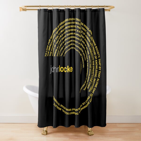 Item preview, John Locke famous quotes poster [gold] designed and sold by CMYKStudio.