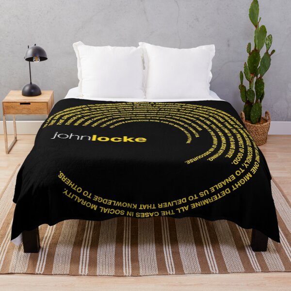 Item preview, John Locke famous quotes poster [gold] designed and sold by CMYKStudio.