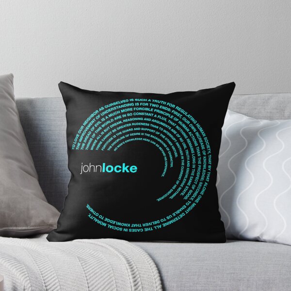 Item preview, John Locke famous quotes poster [aqua] designed and sold by CMYKStudio.