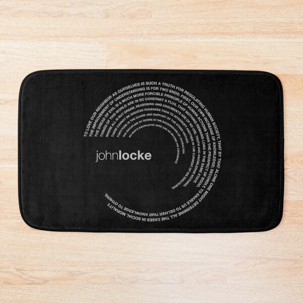 Item preview, John Locke famous quotes poster [silver] designed and sold by CMYKStudio.