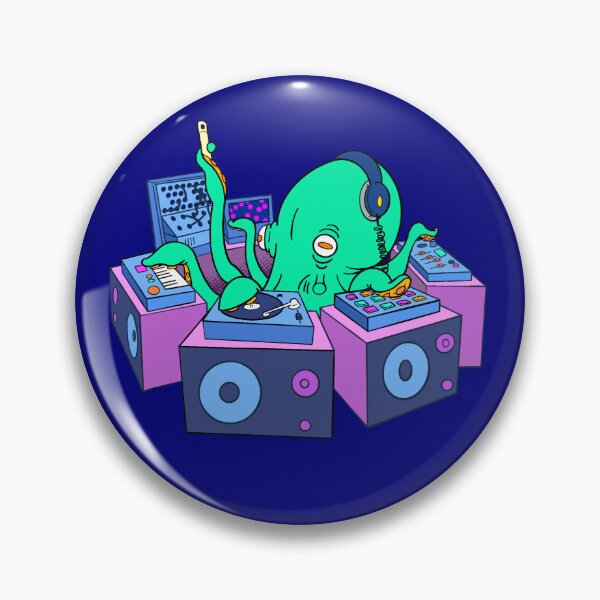 Item preview, DJ Octopus designed and sold by josighuh.