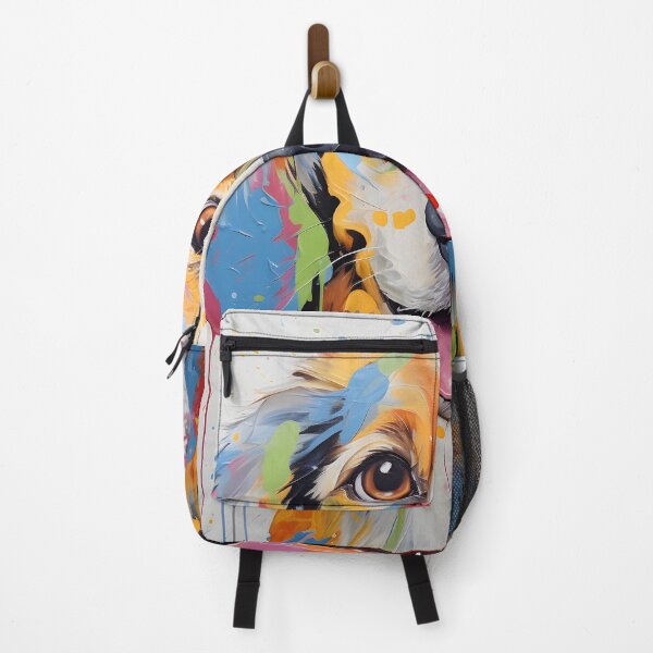 Item preview, Colorful Dog Painting designed and sold by inkArtistryfine.