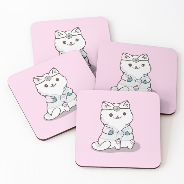 Item preview, Doctor Cat - White Cat - Pink Background designed and sold by CareerCat.