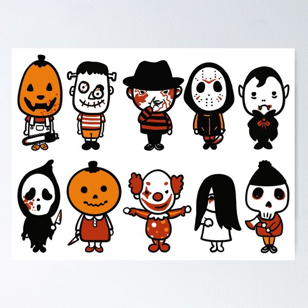 Item preview, Spooky friends  designed and sold by Won Tsuen.