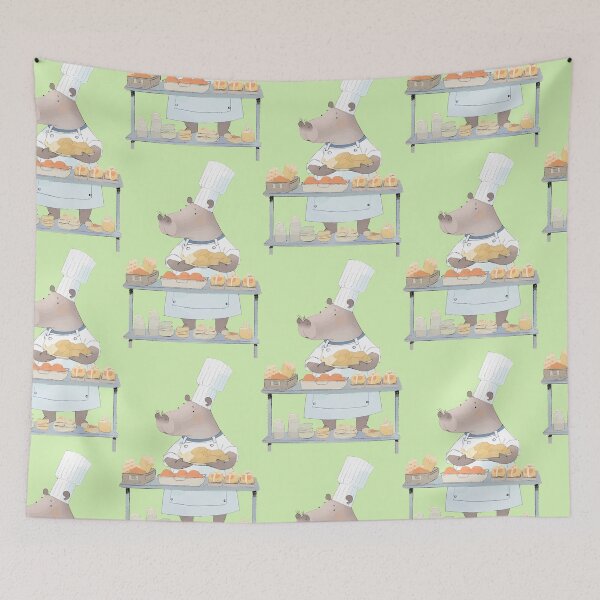 Item preview, Hippo chef 00006 designed and sold by LINLINTAIYNG88.