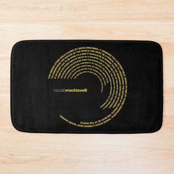 Item preview, Niccolò Machiavelli famous quotes poster [gold] designed and sold by CMYKStudio.