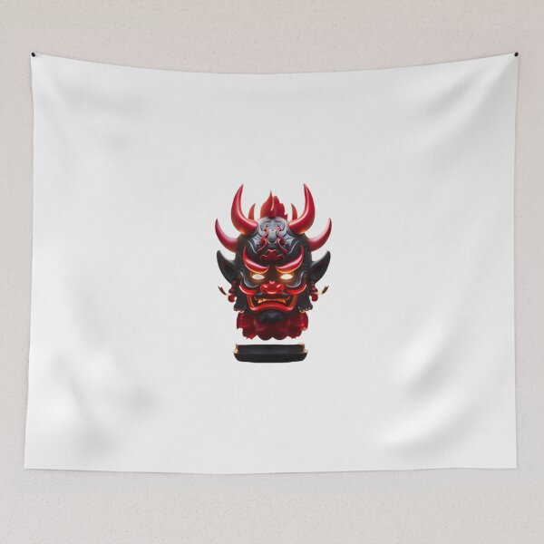 Item preview, Cool Oni mask japan designed and sold by KorArtStudio.