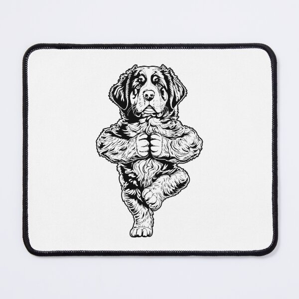Item preview, Bernese Mountain Dog Yoga Puppy Funny Tree Pose Vrikshasana designed and sold by GrandeDuc.